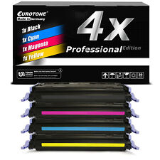 4x Eurotone PRO Toner for HP LaserJet CP-2600 Color 2600-N 2605-DN 1600 2605-DTN picture