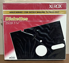Xerox 8R2482 2S/2D 5 1/4” Diskettes Gold Series500 KB 48 TPI 2 Sides NOS Vintage picture