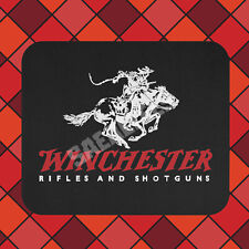 Winchester Firearms Logo Black Mousepad Desk Mat Gaming Mouse Pad picture