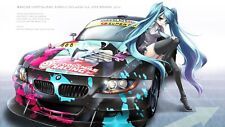 Cars bmw vocaloid hatsune miku tie long hair anime girls Gaming Desk Mat picture