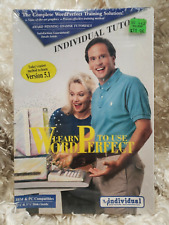 LEARN TO USE WORD PERFECT 5.1 Vintage IBM/PC Disks Individual Software SEALED picture