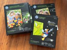 HP Everyday 50 Sheet Inkjet 8.5 x 11 Inch Glossy Photo Paper Lot of 11 BRAND NEW picture