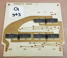 VERY RARE 1968 NCR Century 100 Decode Card GOLD PLATED PCB 315-0906874 #G343 picture