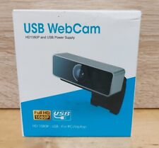 Webcam Full HD 1080p And USB Power Supply For PC/Laptop New Sealed 60FPS W/ Mic picture
