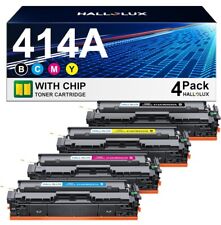 Hallolux 414A 414X Toner Cartridges 4 Pack with Chip Replacement for HP W2020A picture