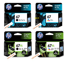 Genuine HP 67, 67XL, 67XXL ink Cartridge for HP Deskjet - New Stock picture
