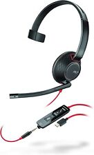 Plantronics Blackwire 5210 USB-C Headset - Wired, Single Ear Computer Headset- picture
