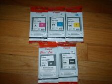 2022 GENUINE SET 5 Canon PFI-102MBK/CYMK INK IPF500 IPF600 IPF700 FACTORY SEALED picture