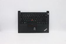 Lenovo ThinkPad E14 Keyboard Palmrest Top Cover Indian US Black 5M11B77521 picture