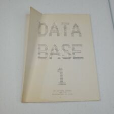 TI-99/4A Data Base 1 Computer Game Manuel Instructions Only Guide SPC Software picture