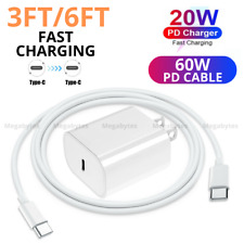 For Samsung Google 20W Fast Adapter Type C Charging Cord PD USB-C Charger Cable picture