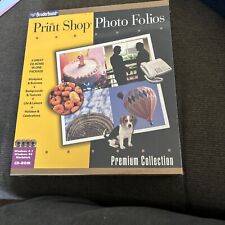 Broderbund The Print Shop Photo Folios 4 CD Rom Premium Collection Sealed  picture