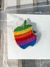 Vintage Apple Logo Patch Pin picture