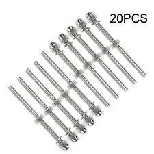 20Pcs T316 Stainless Steel Cable Railing Swage Threaded Tensioner 3/16