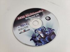 MSI Multimedia Beyond 3D Drivers and Utilities CD ROM DISC picture