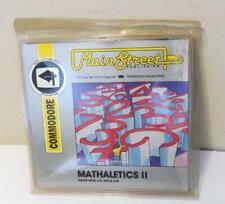 VINTAGE COMMODORE RARE MATHALETICS II GAME BY MAIN STREET C - 64 128 picture