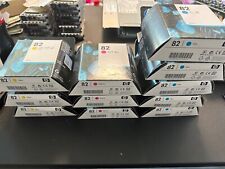 MIXED LOT OF 11 EXPIRED HP DesignJet 82 Ink Cartridge C4913A C4912A C4911A HP 82 picture