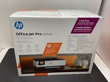 New Sealed HP OfficeJet Pro 8034e Wireless Color Inkjet Printer/Scan/Copy/Fax picture