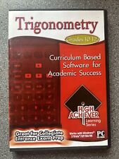 Trigonometry Grades 10-12 PSAT SAT and ACT Test Preparation Software Brand New picture