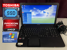 *RESTORED w/ SSD* Windows XP Vintage Retro Gaming Laptop PC Toshiba AMD Radeon picture