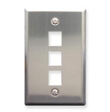 ICC IC107SF3SS - 3Port Face Stainless Steel FACE-3-SS UPC 633758012430 - Inst... picture