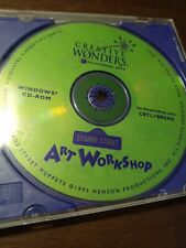 Sesame Street: Art Workshop (Windows/Mac, 1995) PC Game Disc NO Manual picture