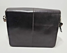 Knomo Finne Expandable Leather Messenger Laptop Bag New London picture