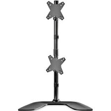 StarTech.com Vertical Dual Monitor Stand - Free Standing Height Adjustable Stack picture
