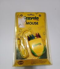 Vintage Crayola Kids Computer Wired Mouse CM100 w/ Driver Windows 95/98 NEW picture