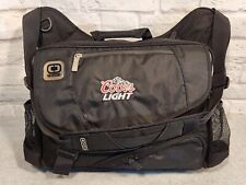 OGIO Street Hip Hop Coors Light Messenger Bag Black Padded Laptop picture