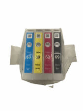 4 Pack Genuine Epson 69 Ink for Stylus CX7450 NX105 NX110 NX115 Workforce 500  picture