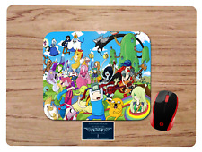 ADVENTURE TIME COLLAGE CUSTOM DESIGN MOUSE PAD MOUSEPAD DESK MAT PC GAMING picture