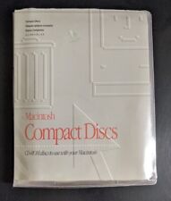 Vintage 1990’s Apple Macintosh Compact 16 Discs + Vinyl CD Gray Case picture