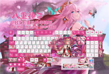 128 Keys Genshin Impact Yae Miko Sexy Keycaps Cherry PBT For Cherry MX Keyboard  picture