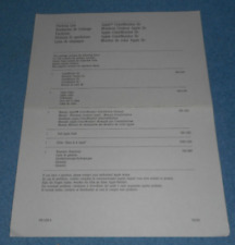 1980s Apple Computer ColorMonitor IIc Product Packing List Multilingual picture