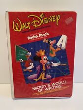 Mickey's World Of Writing Software Radio Shack TRS-80 Computer Walt Disney 1983 picture