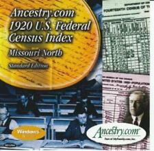 Ancestry: 1920 U.S. Federal Census Index: Missouri Standard PC CD microfilm data picture