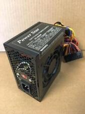 Brand NEW--Power Star Black 650w-Max MICRO ATX Power Supply 20+4pin, SATA & PCIe picture