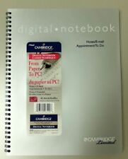2x Logitech IO Pen Cambridge Digital Notebook Notepad From Paper To PC Book IO2 picture