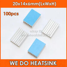 100pcs WE DO Heasink 20x14x6mm IC CPU Heat Sink With Adhesive Double Sided Tapes picture