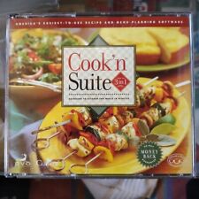 COOK'N SUITE 3 in 1 PC Recipe & Menu planning software 3 CD ROMs PC 2000 vintage picture