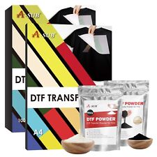 Lot A-SUB DTF Film + A-SUB DTF Powder for DTF Printer Heat Transfer A4 A3 A3+ picture