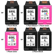 XXL Black Color Ink Cartridges 61XL 62XL 63XL 64XL 65XL 67XL for HP Printers Lot picture