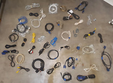 Lot of 44 Assorted Brand & Type Cables/Cords (USB/USB-C/Mirco USB/ECT) COMPUTERS picture