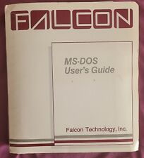 Vintage Falcon MS-DOS User’s Guide & Reference/ Manual (1980s) RARE picture