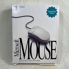 Vintage Microsoft Mouse 2.0 (PS2/Serial Version) with IntelliPoint Software 1990 picture