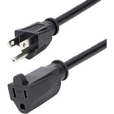 StarTech.com Power Extension Cord – 10 ft – Universal Three Prong 125V 13A C picture