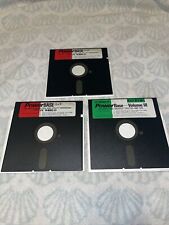 Vintage PC World PowerBase Tips And Utilities Software 5.25” Floppy Disks picture