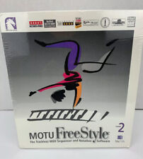 RARE Motu FreeStyle Version 2. Trackless Sequencer &Notation Software MAC OS NEW picture