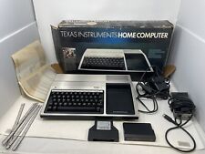 Ti99/4a Computer PHC004A with Box + Power Supply with extender and 2 Games *read picture